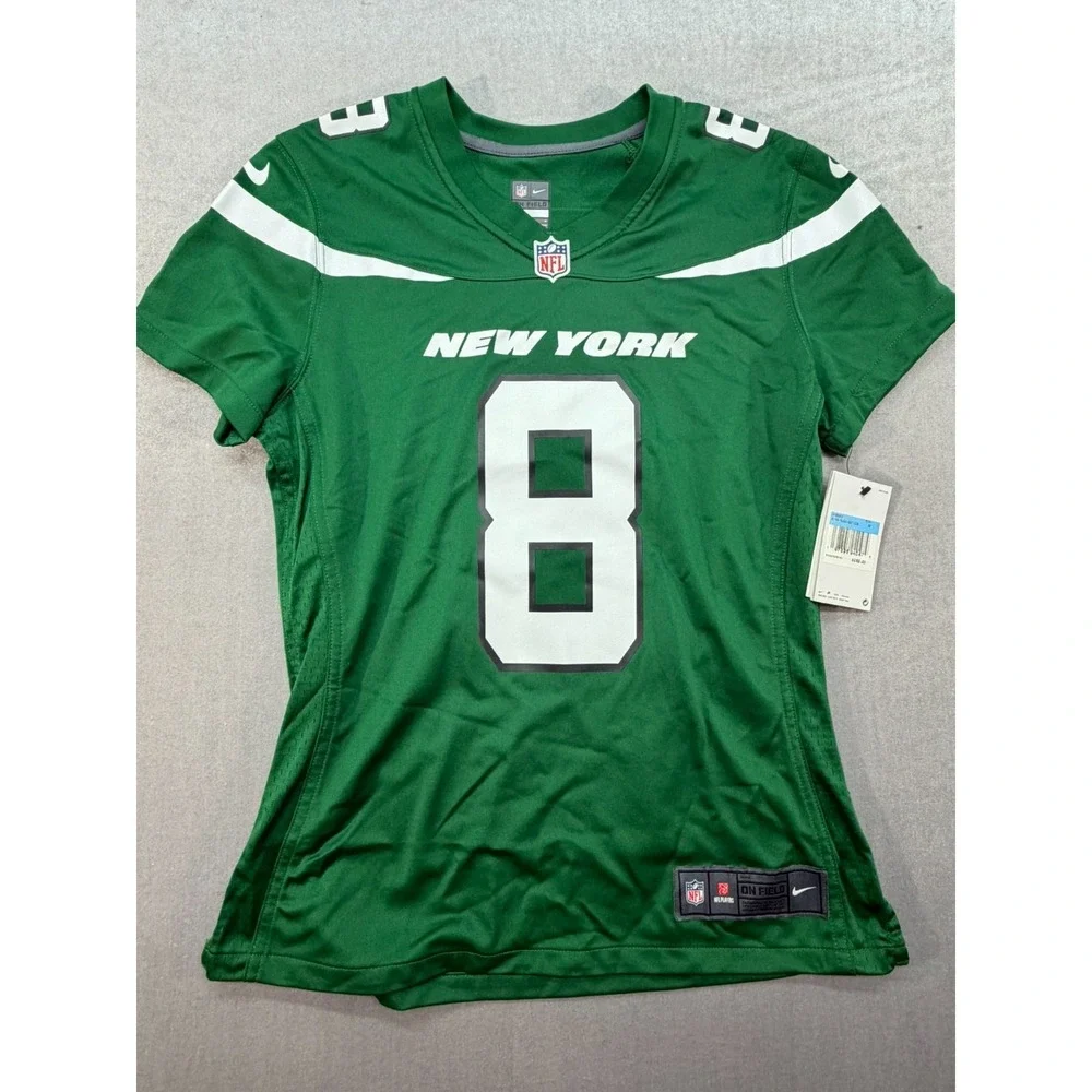 New Nike Women On Field Aaron Rodgers New York Jets Green Jersey Size Medium